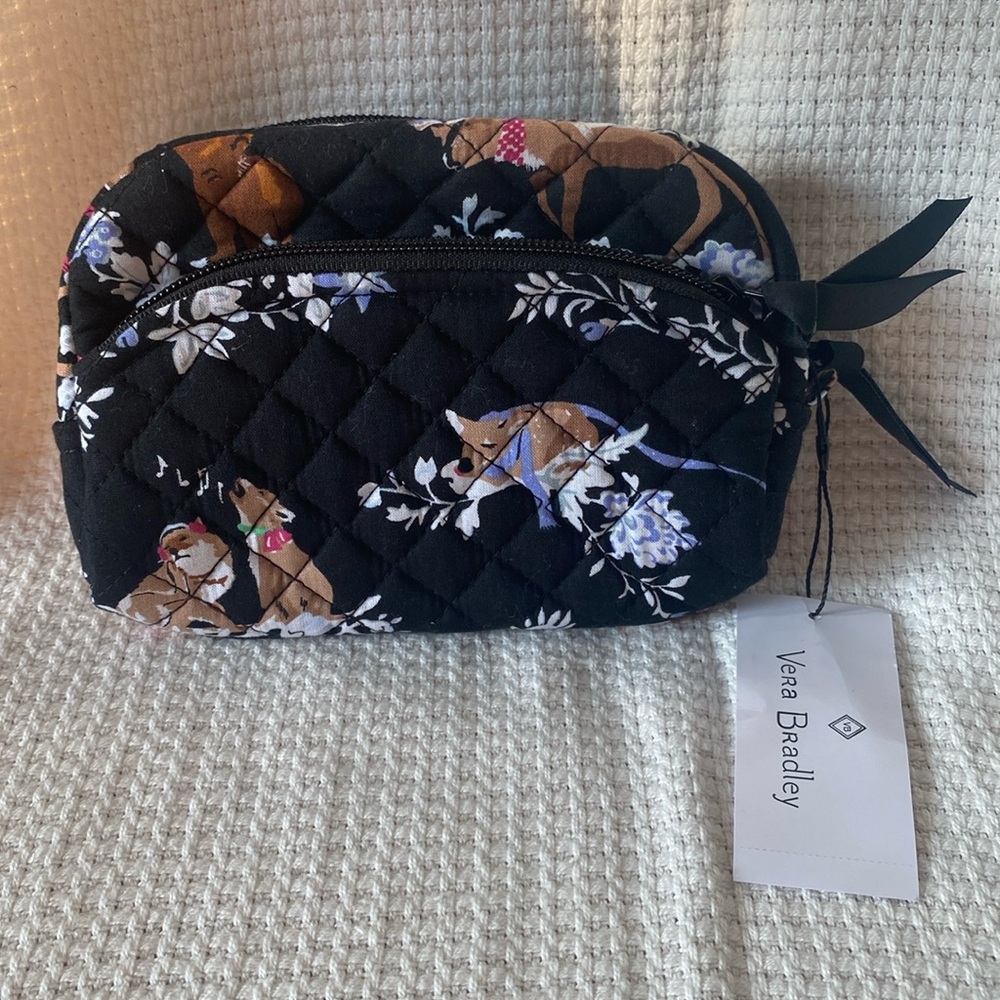 Vera Bradley mini cosmetic bag - Merry Mischief